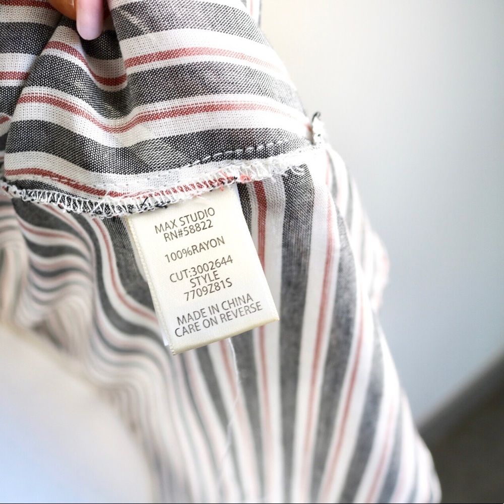 Max Studio Button-Down Top - Picture 7 of 8